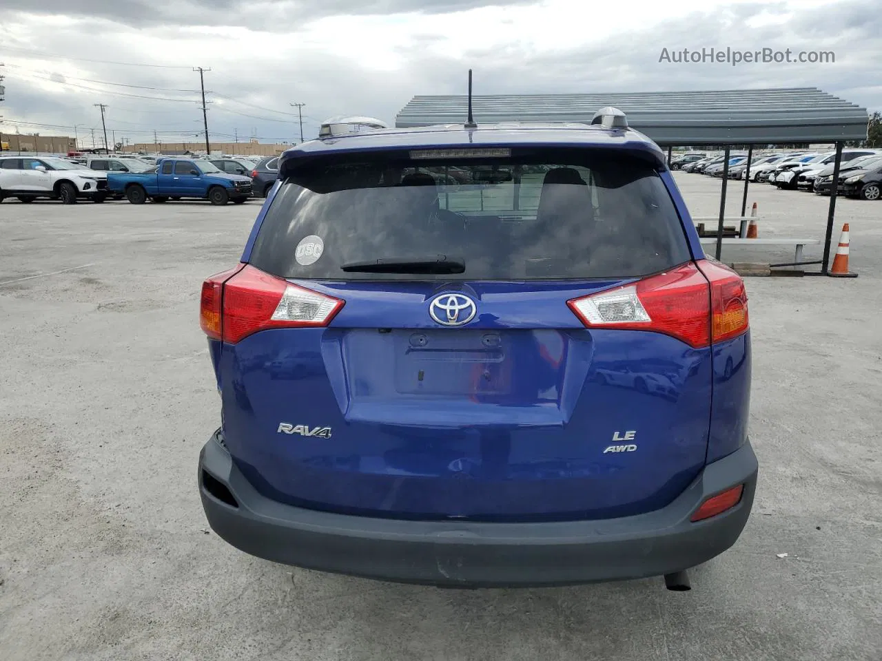 2015 Toyota Rav4 Le Blue vin: 2T3BFREV3FW255682