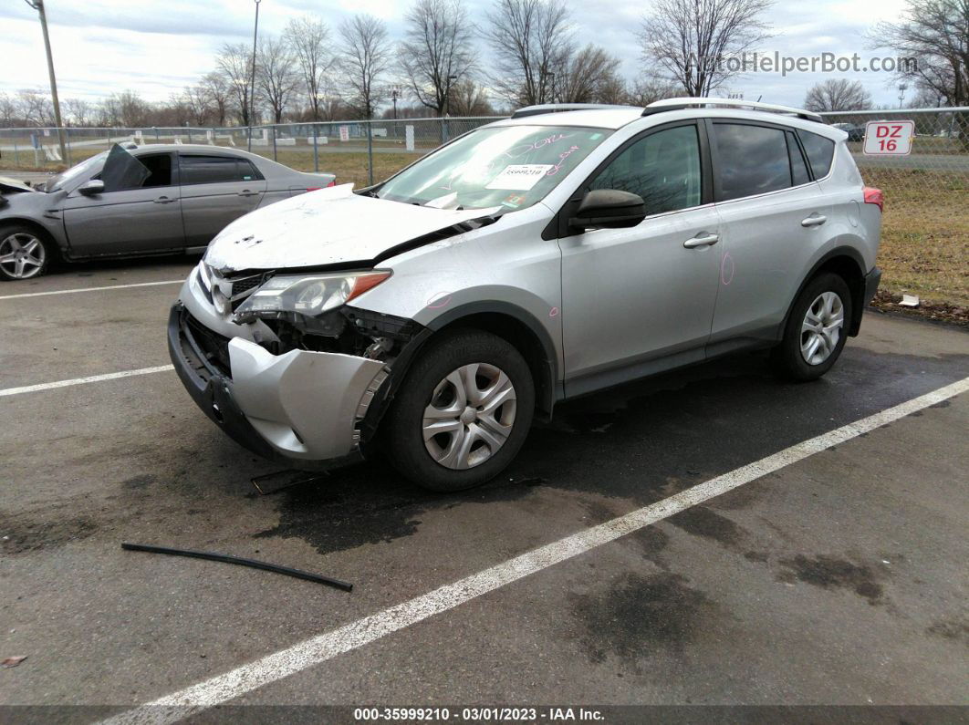 2015 Toyota Rav4 Le Серебряный vin: 2T3BFREV3FW357743