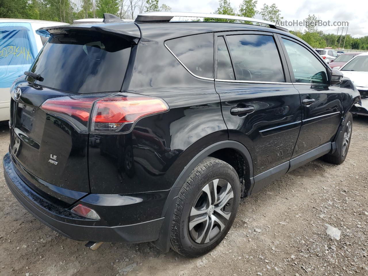 2016 Toyota Rav4 Le Черный vin: 2T3BFREV3GW523924