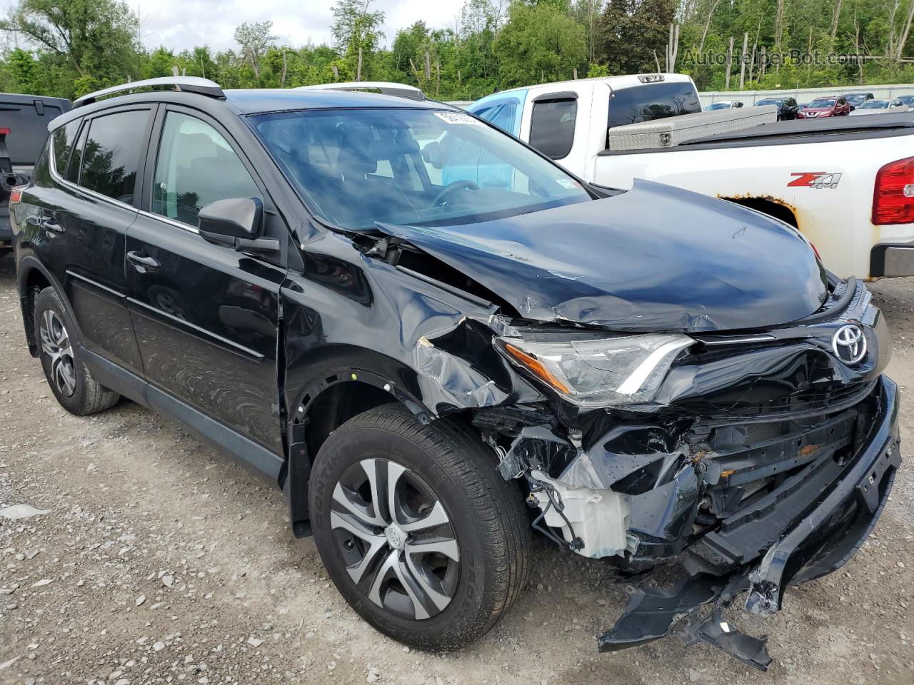 2016 Toyota Rav4 Le Черный vin: 2T3BFREV3GW523924