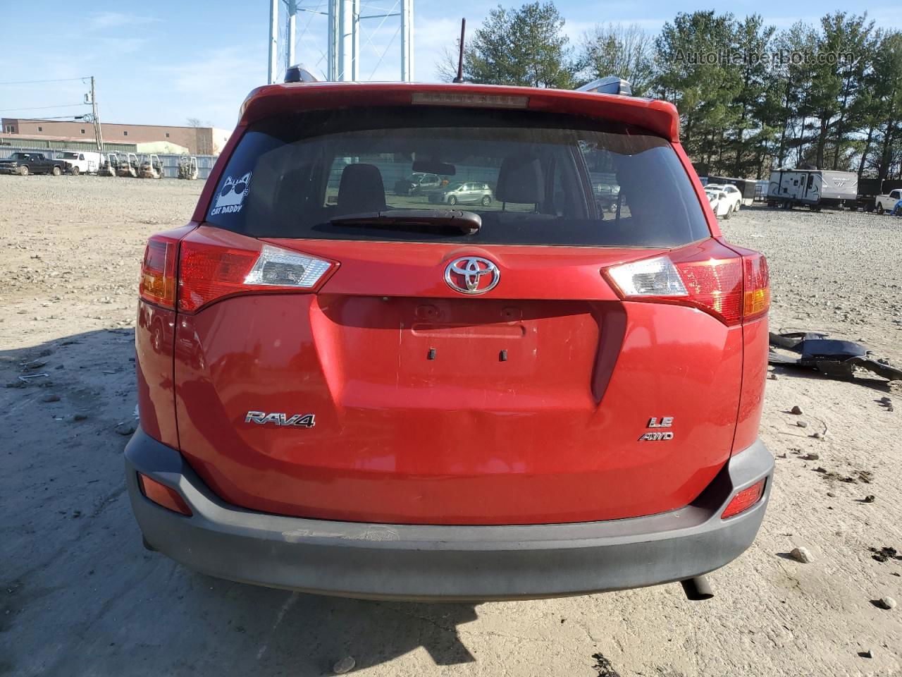 2015 Toyota Rav4 Le Red vin: 2T3BFREV4FW352549