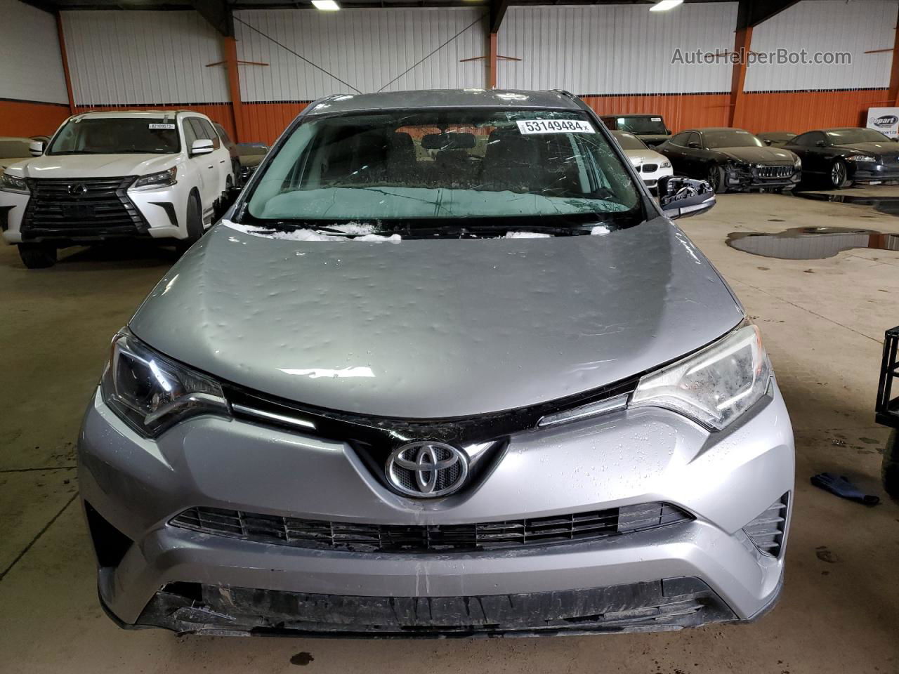 2016 Toyota Rav4 Le Серебряный vin: 2T3BFREV4GW434069