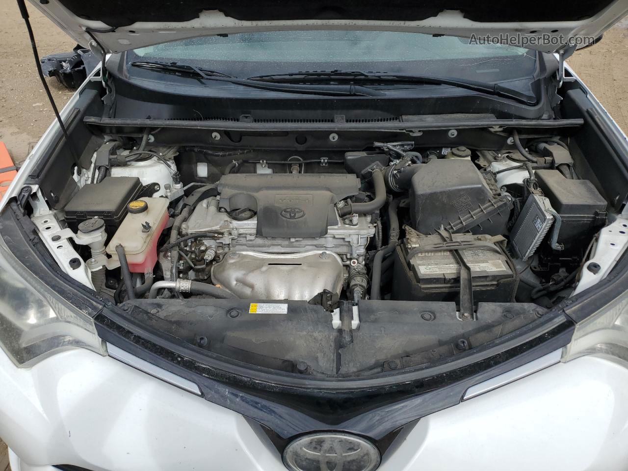 2017 Toyota Rav4 Le Белый vin: 2T3BFREV5HW552407