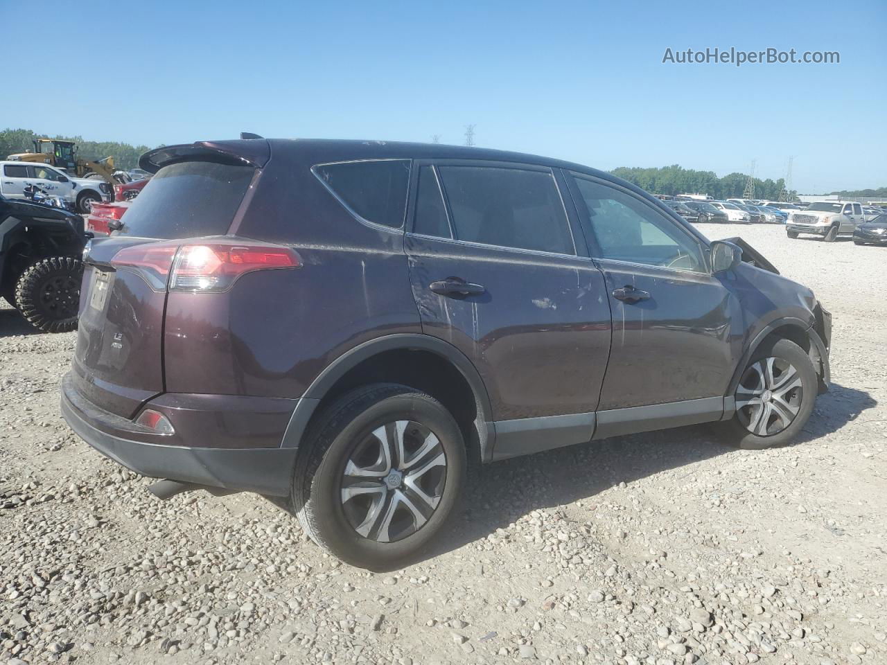 2017 Toyota Rav4 Le Burgundy vin: 2T3BFREV5HW688486