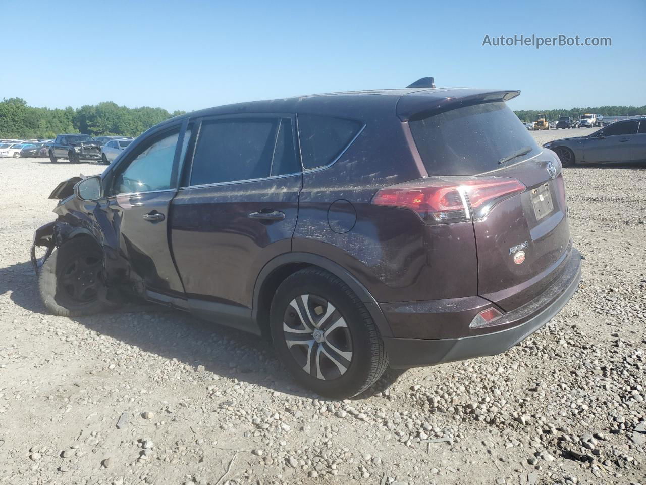 2017 Toyota Rav4 Le Burgundy vin: 2T3BFREV5HW688486