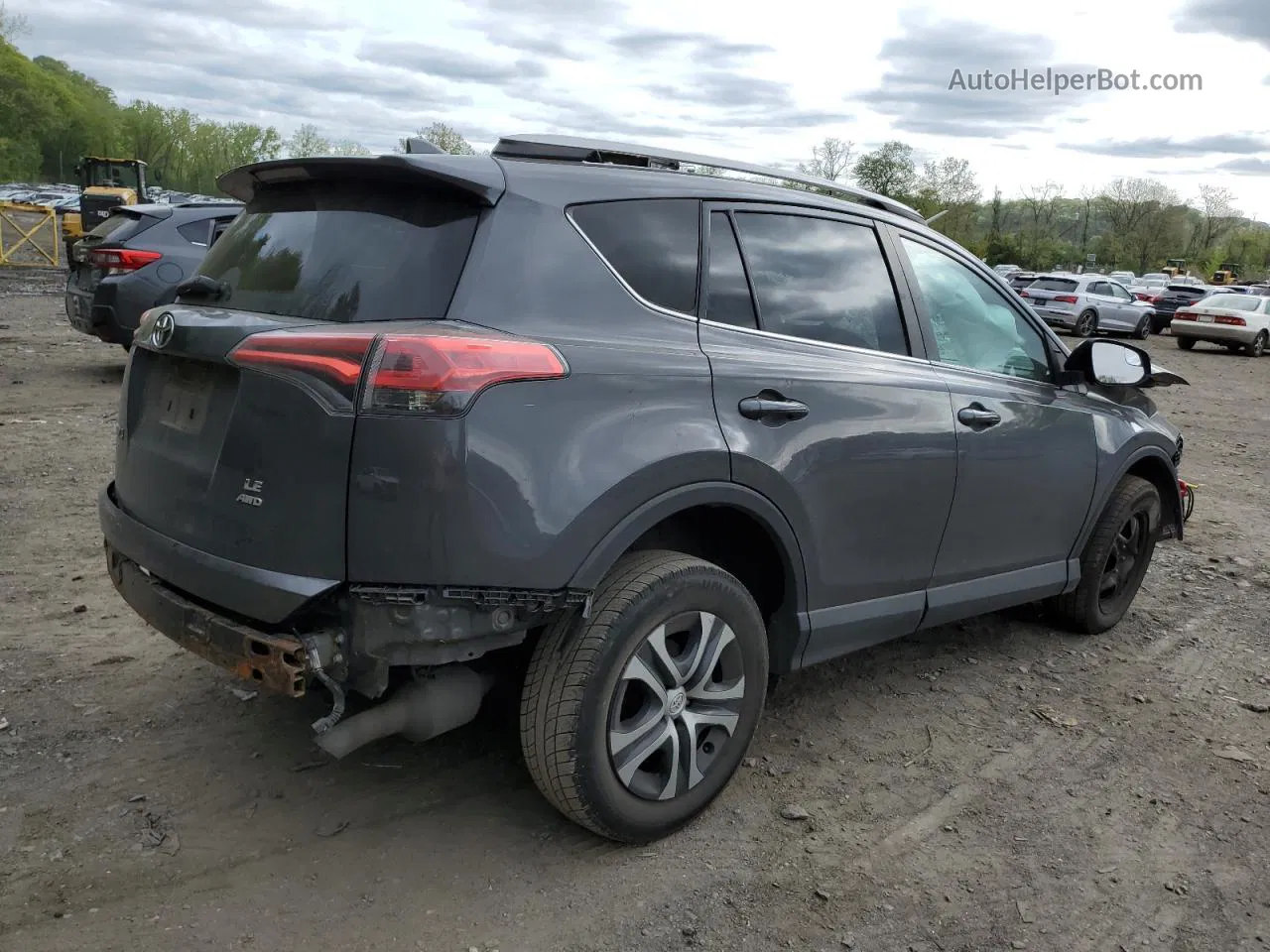 2018 Toyota Rav4 Le Gray vin: 2T3BFREV6JW775707