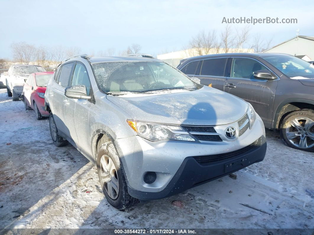 2015 Toyota Rav4 Le Silver vin: 2T3BFREV7FW264756