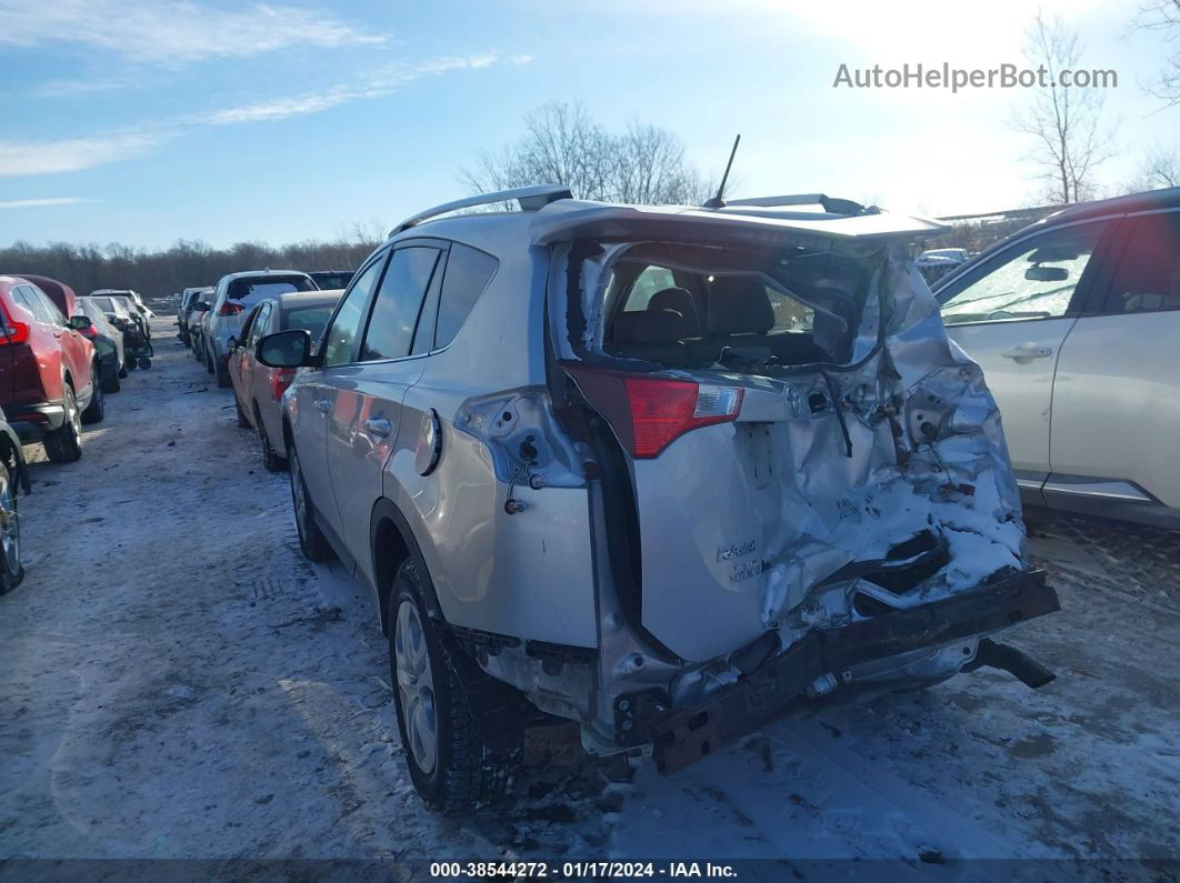 2015 Toyota Rav4 Le Silver vin: 2T3BFREV7FW264756