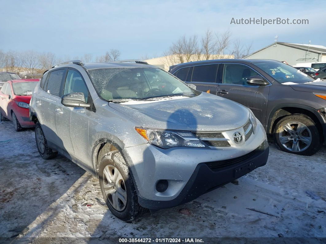 2015 Toyota Rav4 Le Silver vin: 2T3BFREV7FW264756