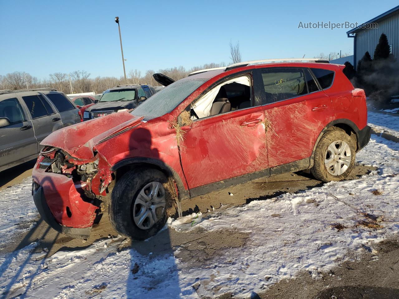 2015 Toyota Rav4 Le Red vin: 2T3BFREV7FW299703