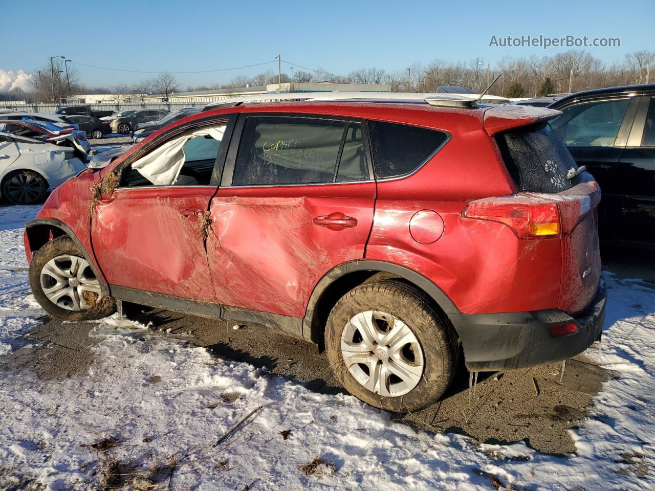 2015 Toyota Rav4 Le Red vin: 2T3BFREV7FW299703