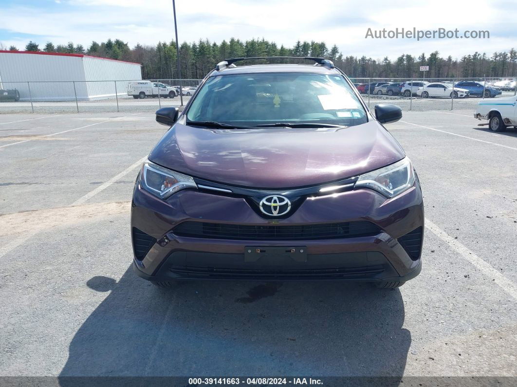 2016 Toyota Rav4 Le Темно-бордовый vin: 2T3BFREV7GW433174