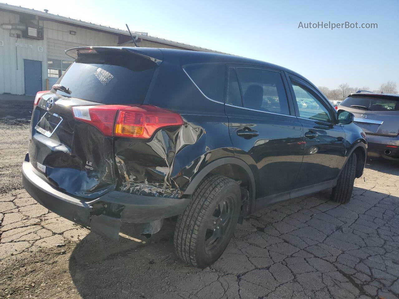 2015 Toyota Rav4 Le Черный vin: 2T3BFREV8FW254947