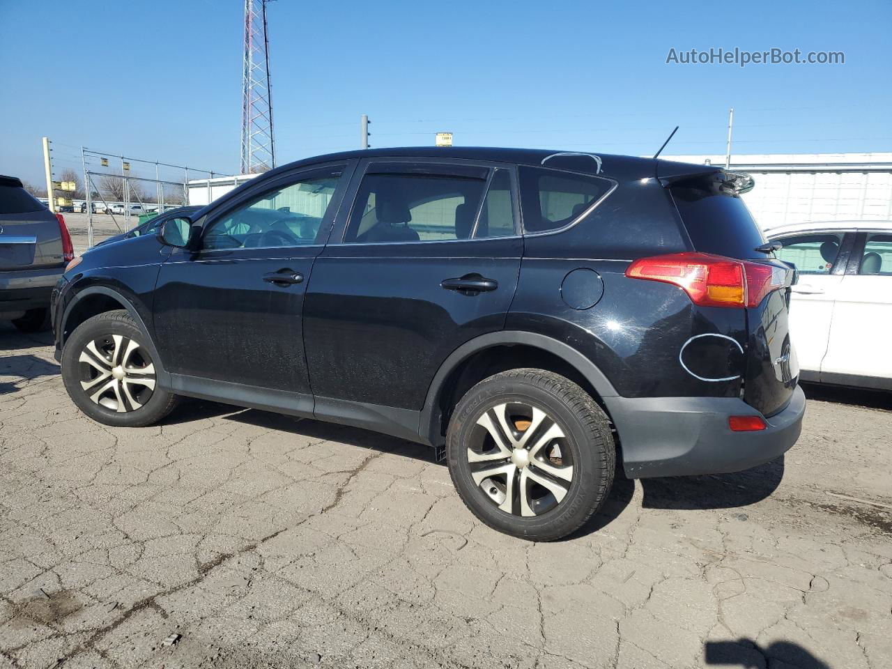 2015 Toyota Rav4 Le Черный vin: 2T3BFREV8FW254947