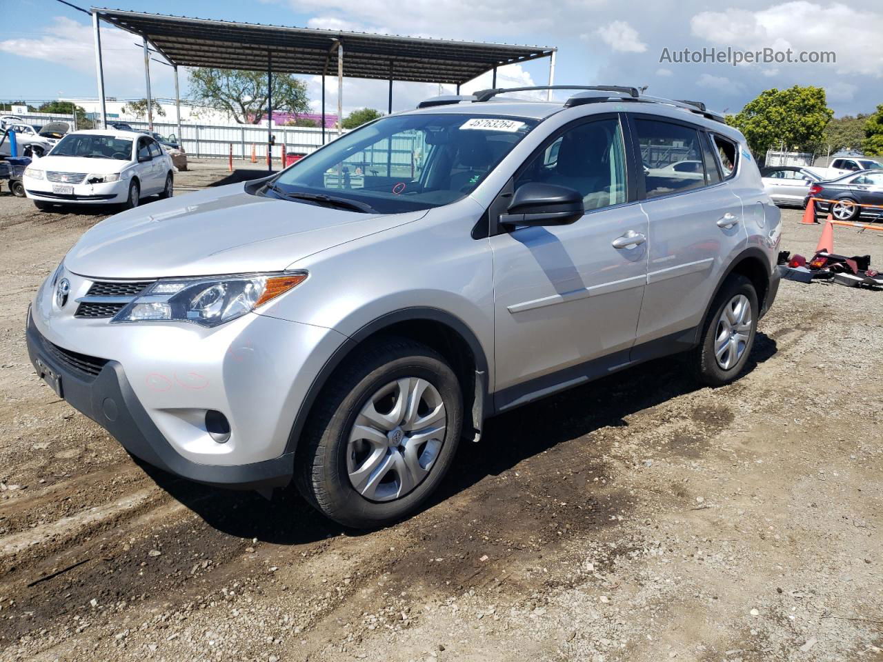 2015 Toyota Rav4 Le Silver vin: 2T3BFREV8FW406340