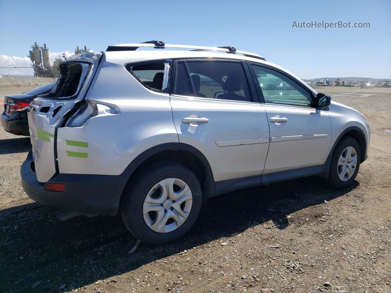 2015 Toyota Rav4 Le Silver vin: 2T3BFREV8FW406340