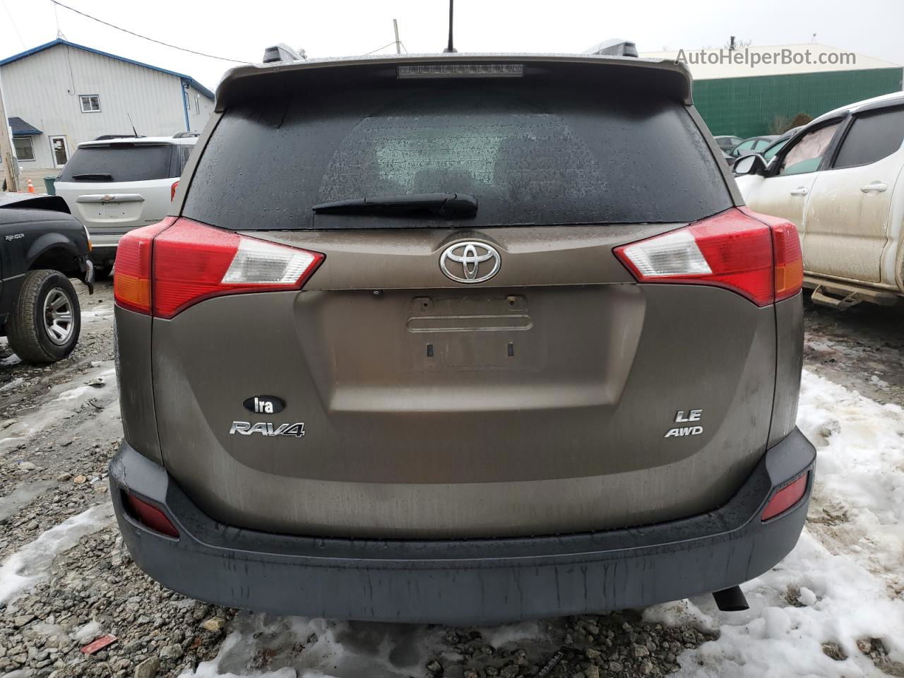 2015 Toyota Rav4 Le Черный vin: 2T3BFREV9FW241768