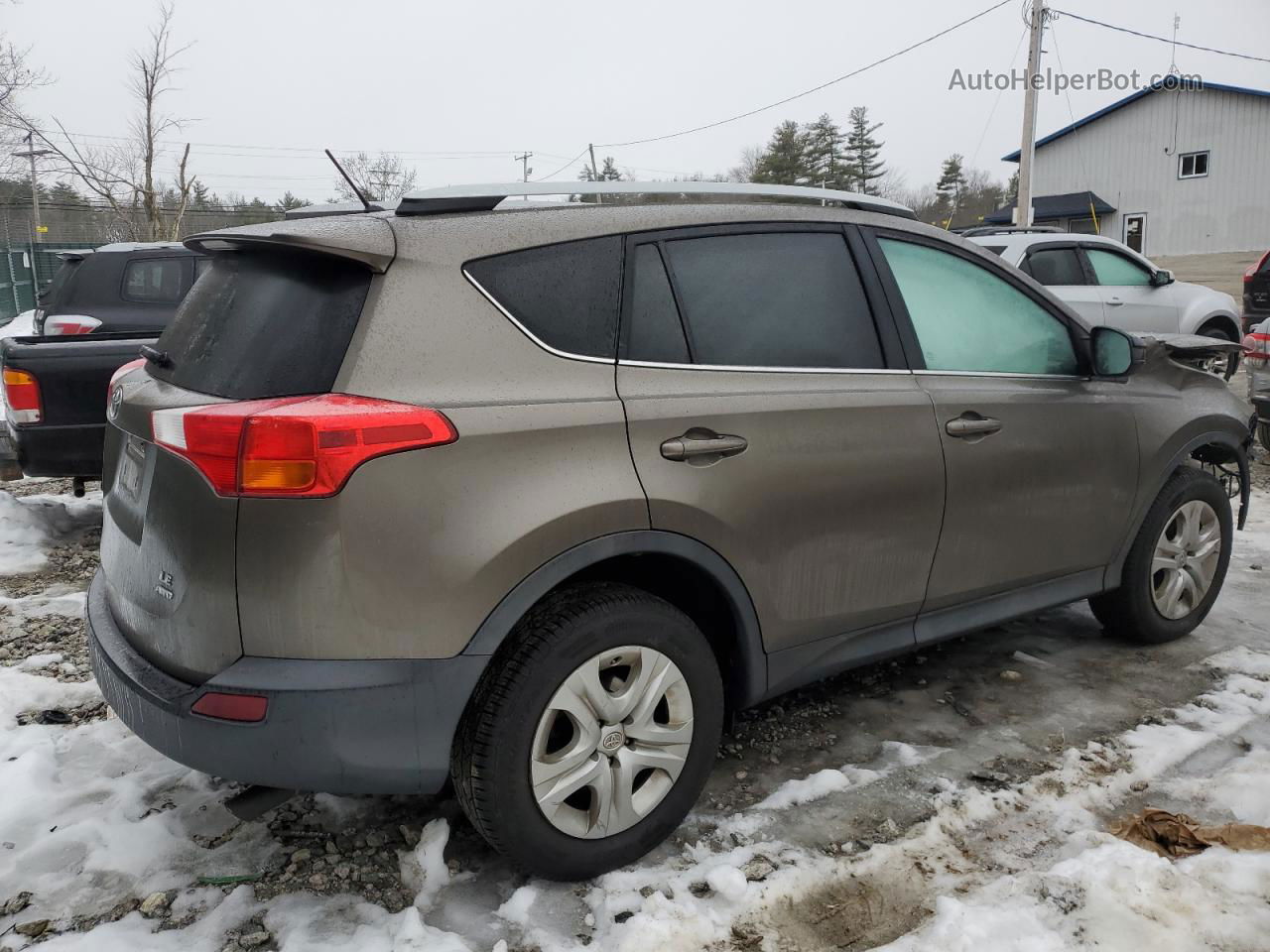 2015 Toyota Rav4 Le Черный vin: 2T3BFREV9FW241768