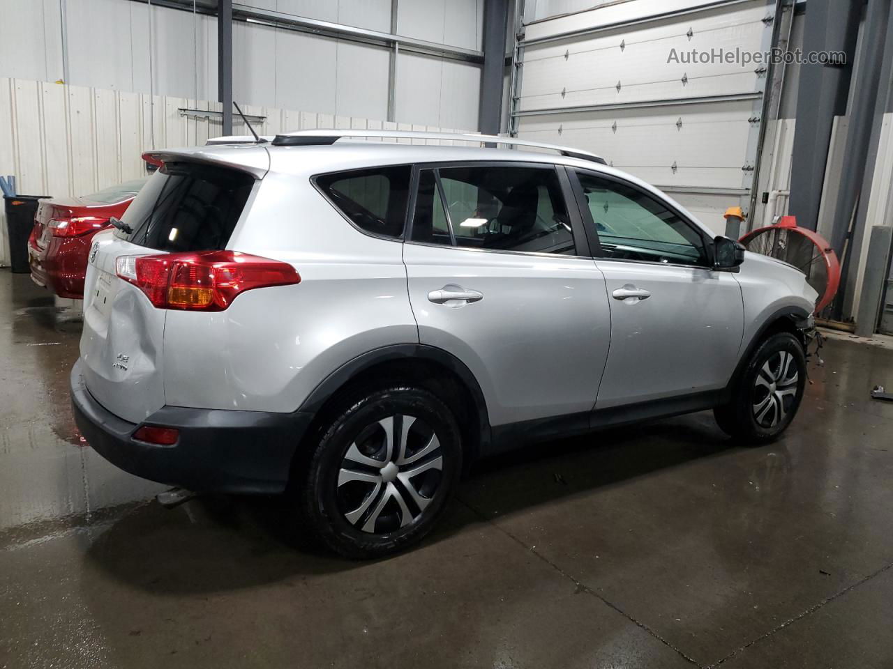 2015 Toyota Rav4 Le Silver vin: 2T3BFREV9FW244590