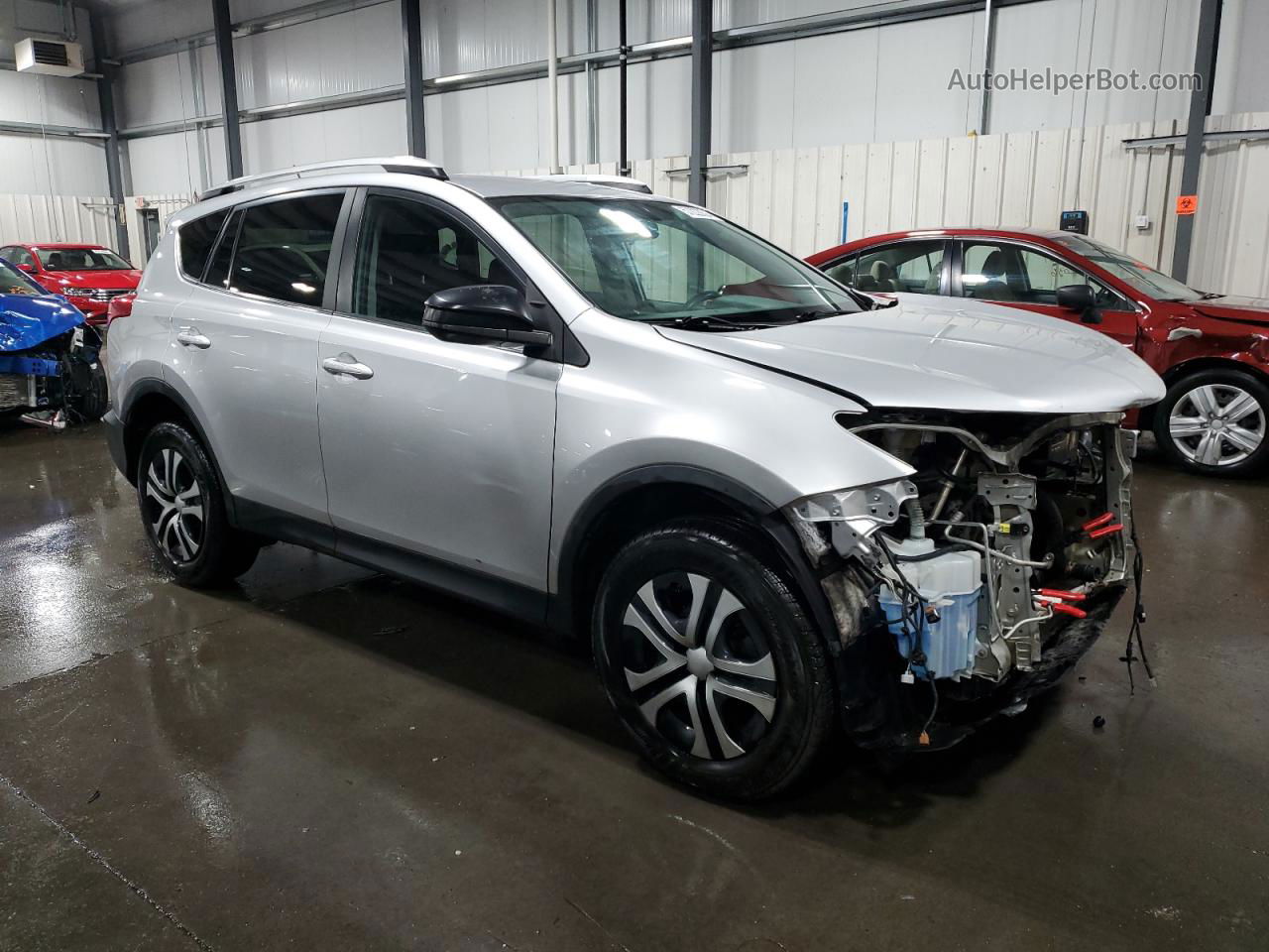 2015 Toyota Rav4 Le Silver vin: 2T3BFREV9FW244590