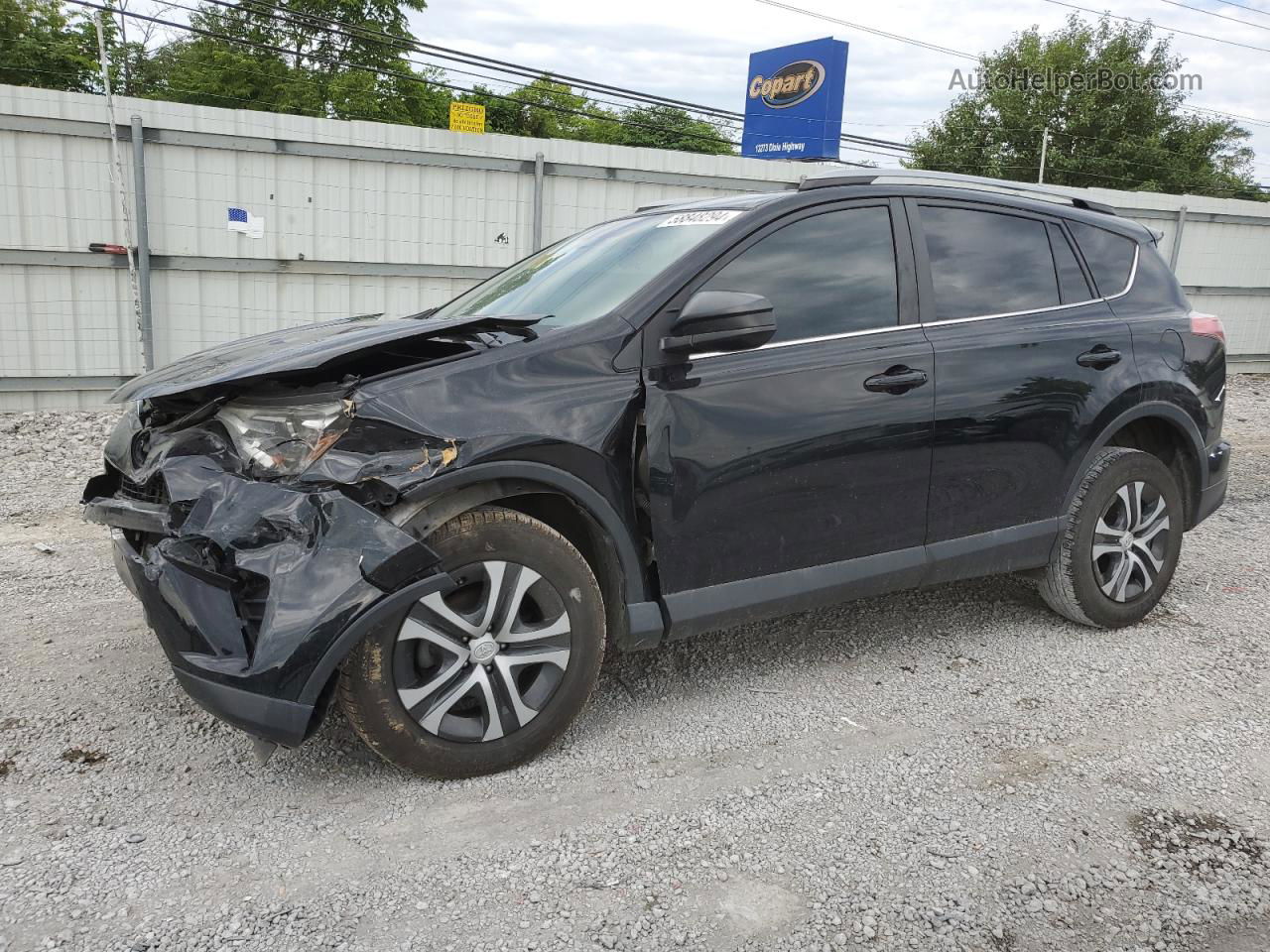 2017 Toyota Rav4 Le Black vin: 2T3BFREV9HW593087