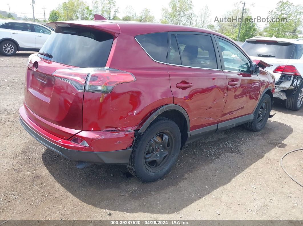 2018 Toyota Rav4 Le Красный vin: 2T3BFREV9JW763695