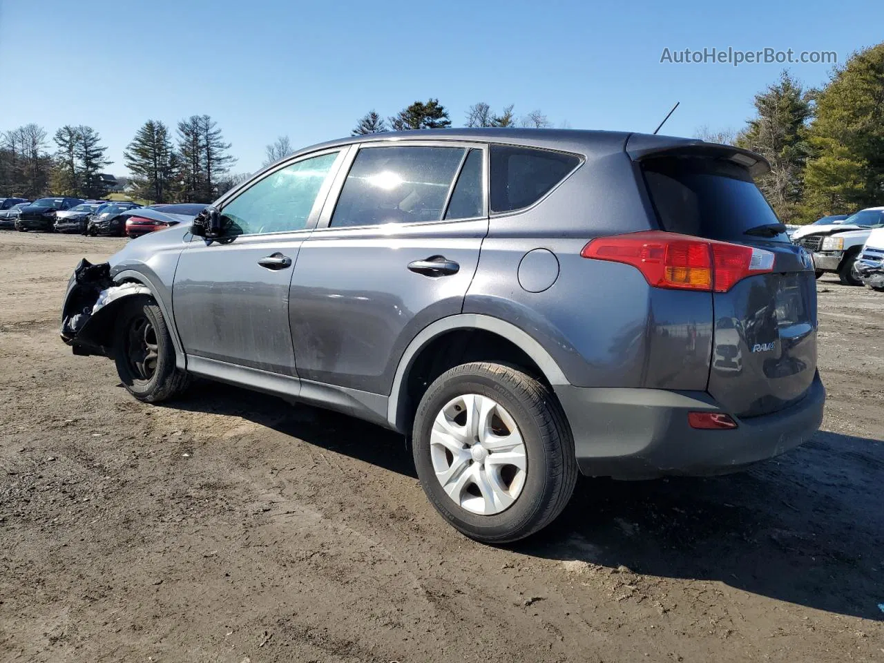 2015 Toyota Rav4 Le Серый vin: 2T3BFREVXFW276271