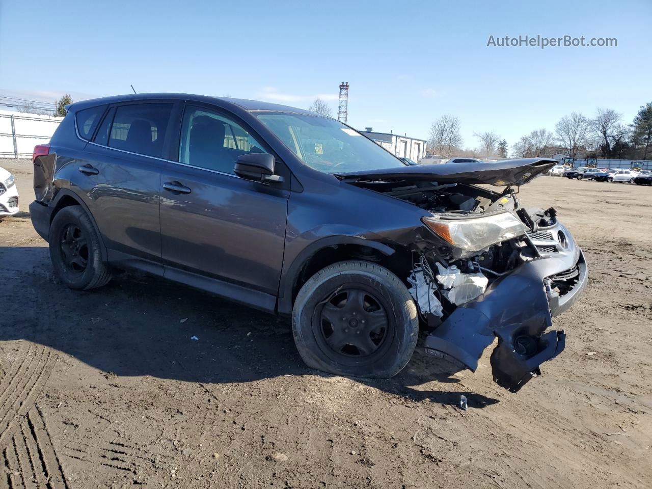 2015 Toyota Rav4 Le Серый vin: 2T3BFREVXFW276271