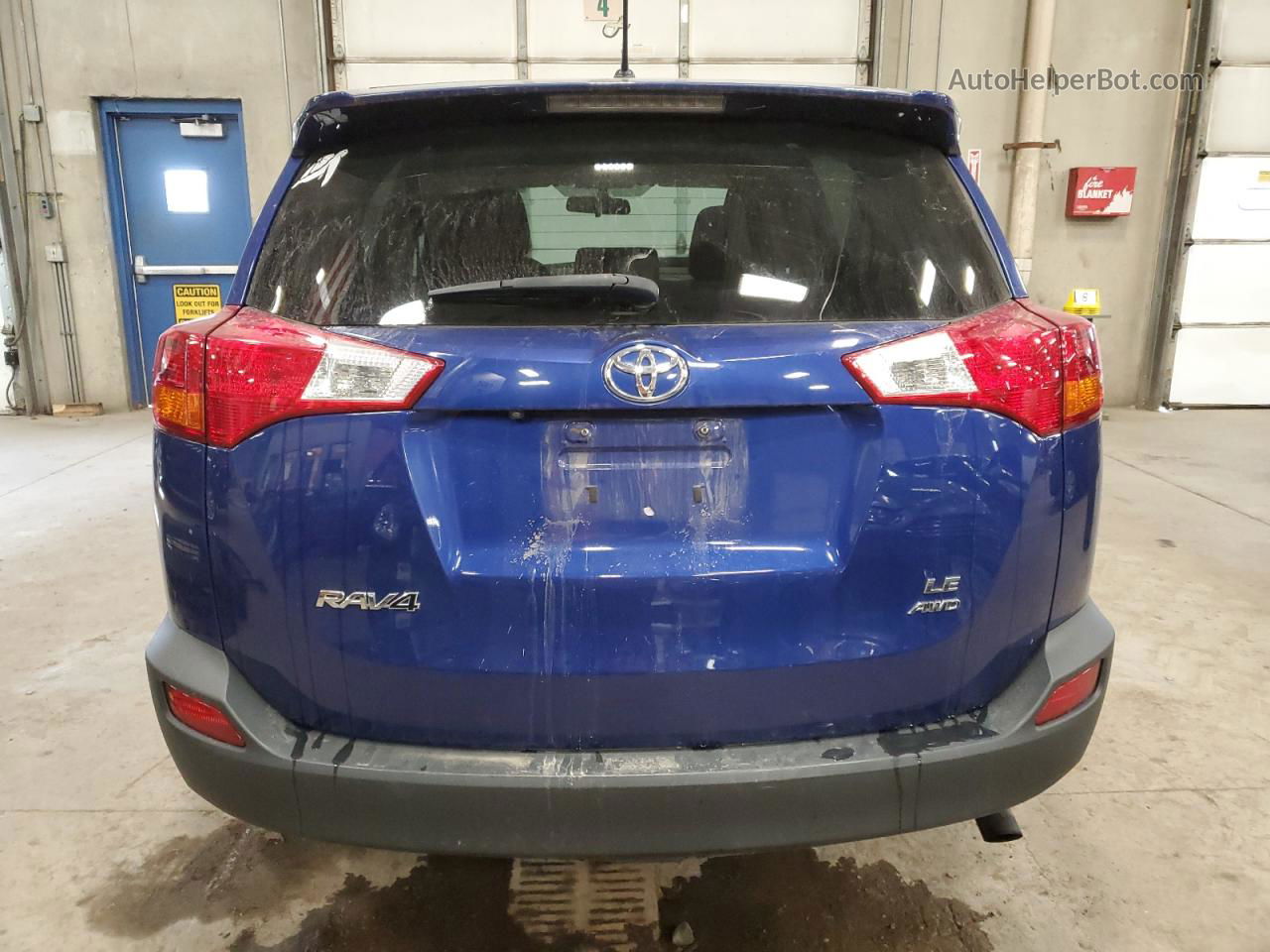 2015 Toyota Rav4 Le Blue vin: 2T3BFREVXFW299985