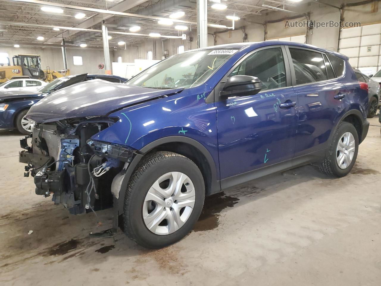 2015 Toyota Rav4 Le Blue vin: 2T3BFREVXFW299985