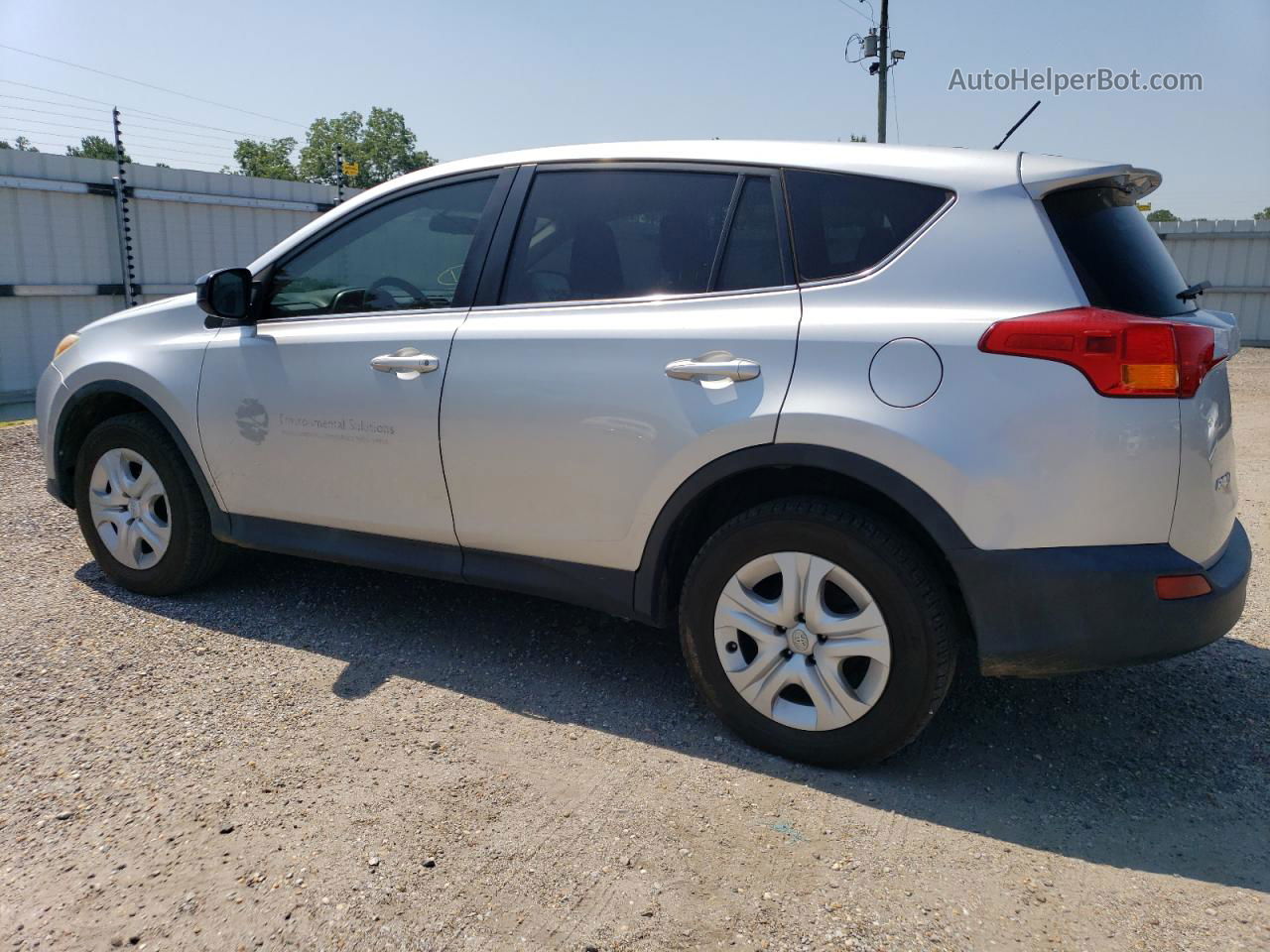 2015 Toyota Rav4 Le Серебряный vin: 2T3BFREVXFW330460