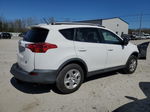 2015 Toyota Rav4 Le White vin: 2T3BFREVXFW346416