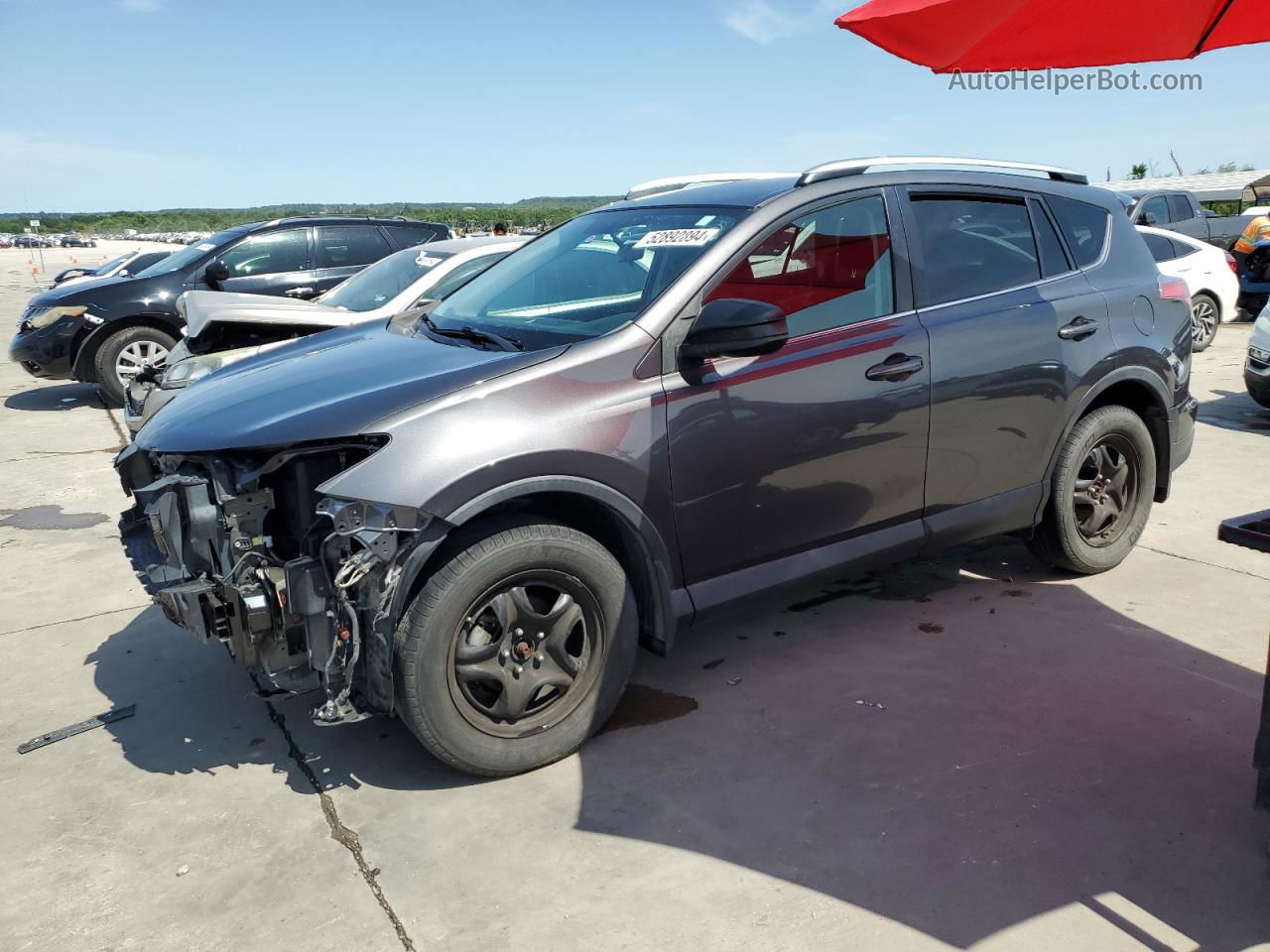 2016 Toyota Rav4 Le Угольный vin: 2T3BFREVXGW442743