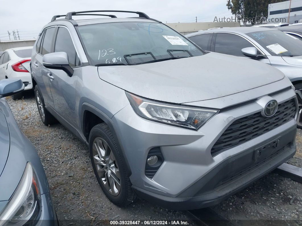 2020 Toyota Rav4 Xle Premium Silver vin: 2T3C1RFV0LW102206