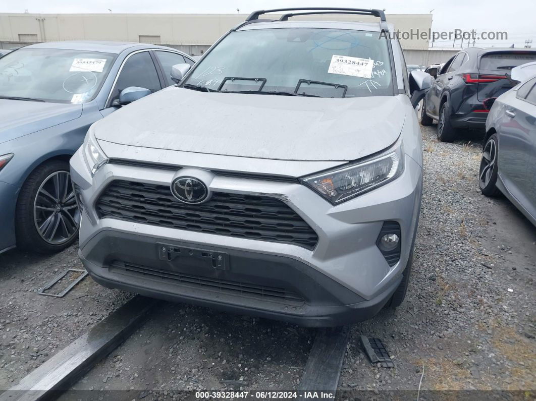 2020 Toyota Rav4 Xle Premium Silver vin: 2T3C1RFV0LW102206