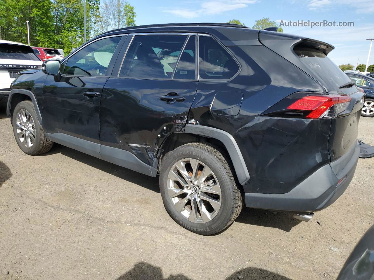 2020 Toyota Rav4 Xle Premium Черный vin: 2T3C1RFV1LC074160