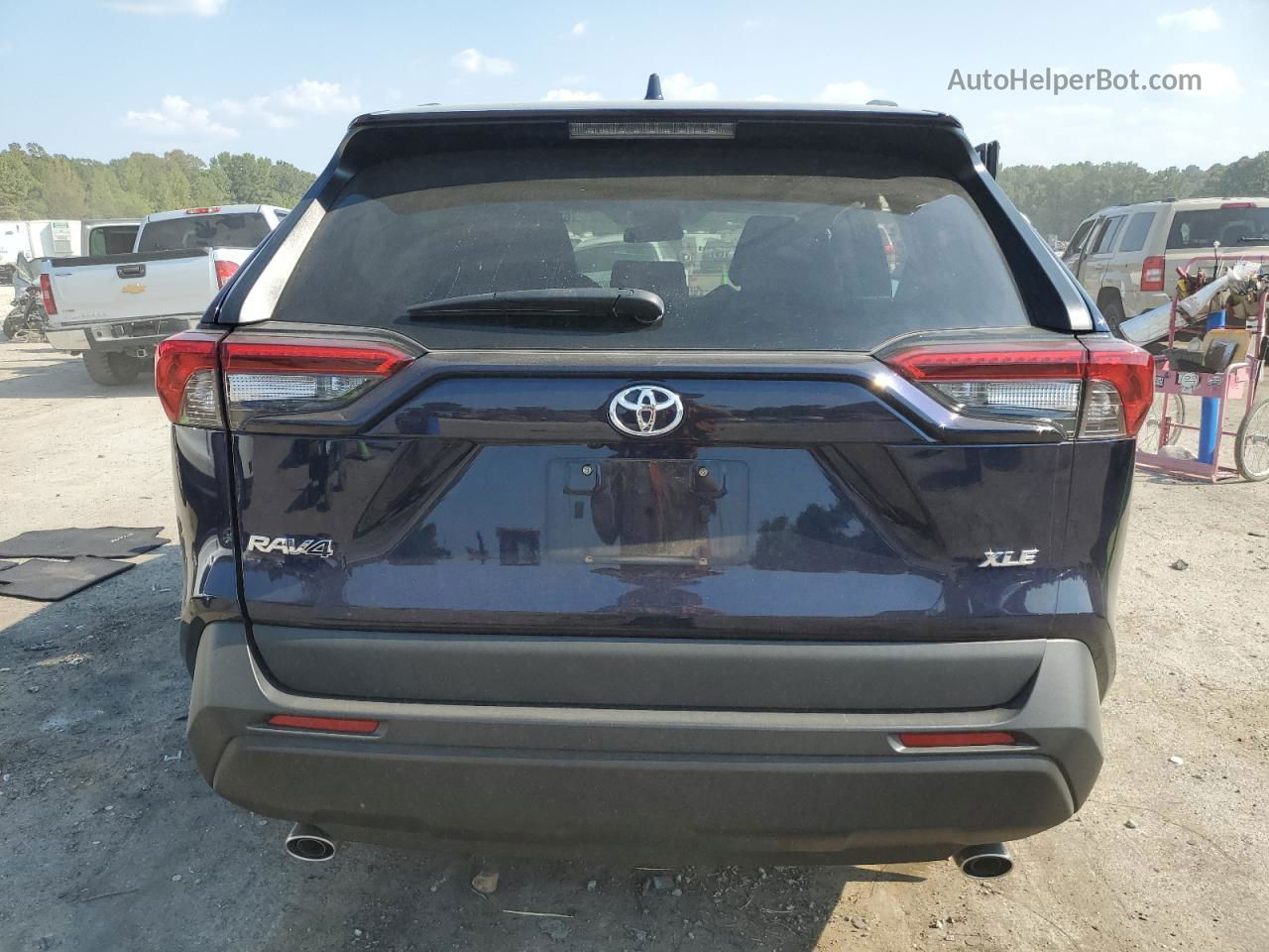 2021 Toyota Rav4 Xle Premium Синий vin: 2T3C1RFV1MW119811