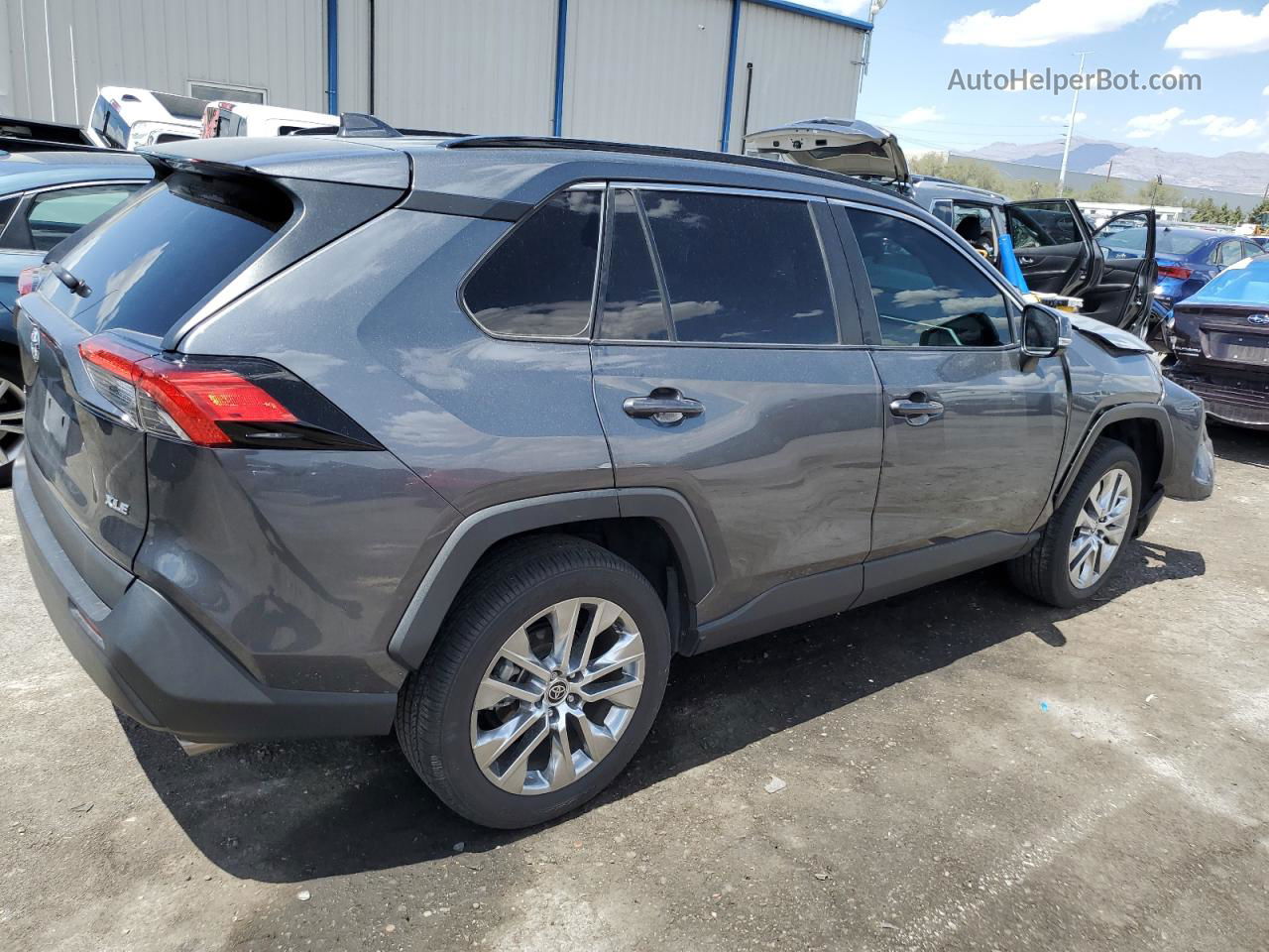 2021 Toyota Rav4 Xle Premium Gray vin: 2T3C1RFV2MC110259