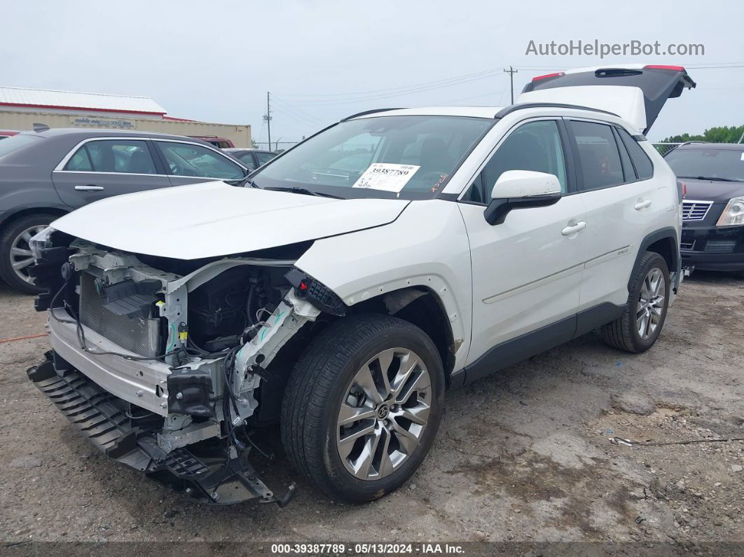 2021 Toyota Rav4 Xle Premium White vin: 2T3C1RFV2MW134219