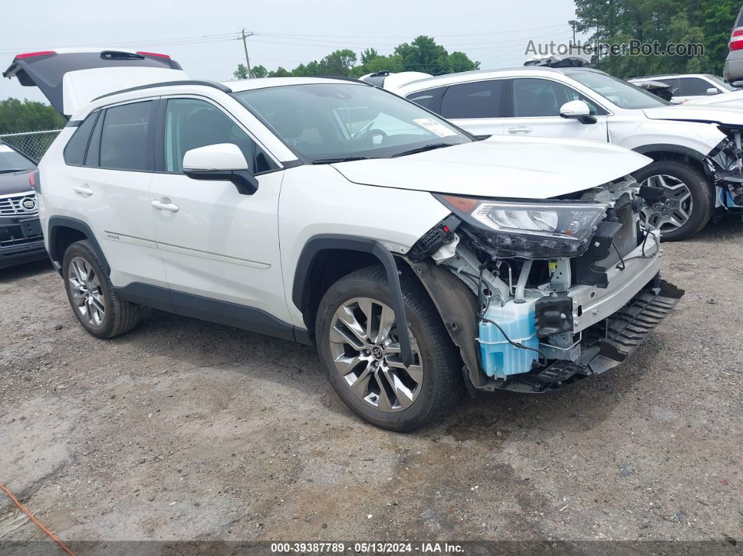 2021 Toyota Rav4 Xle Premium White vin: 2T3C1RFV2MW134219