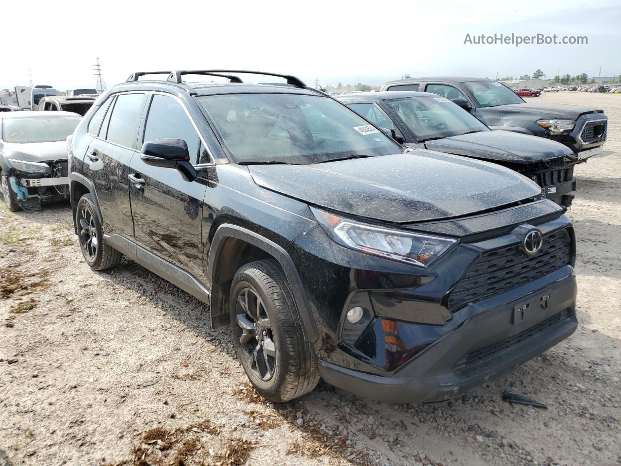 2021 Toyota Rav4 Xle Premium Black vin: 2T3C1RFV3MC169899