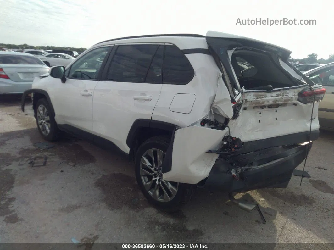 2019 Toyota Rav4 Xle Premium White vin: 2T3C1RFV5KW034855