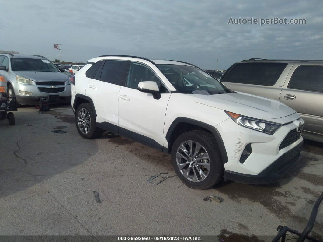 2019 Toyota Rav4 Xle Premium Белый vin: 2T3C1RFV5KW034855