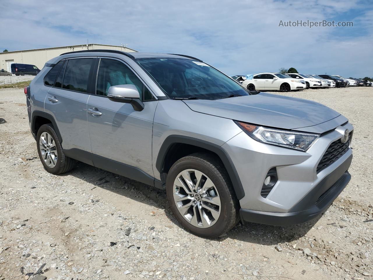 2021 Toyota Rav4 Xle Premium Серебряный vin: 2T3C1RFV9MC139032