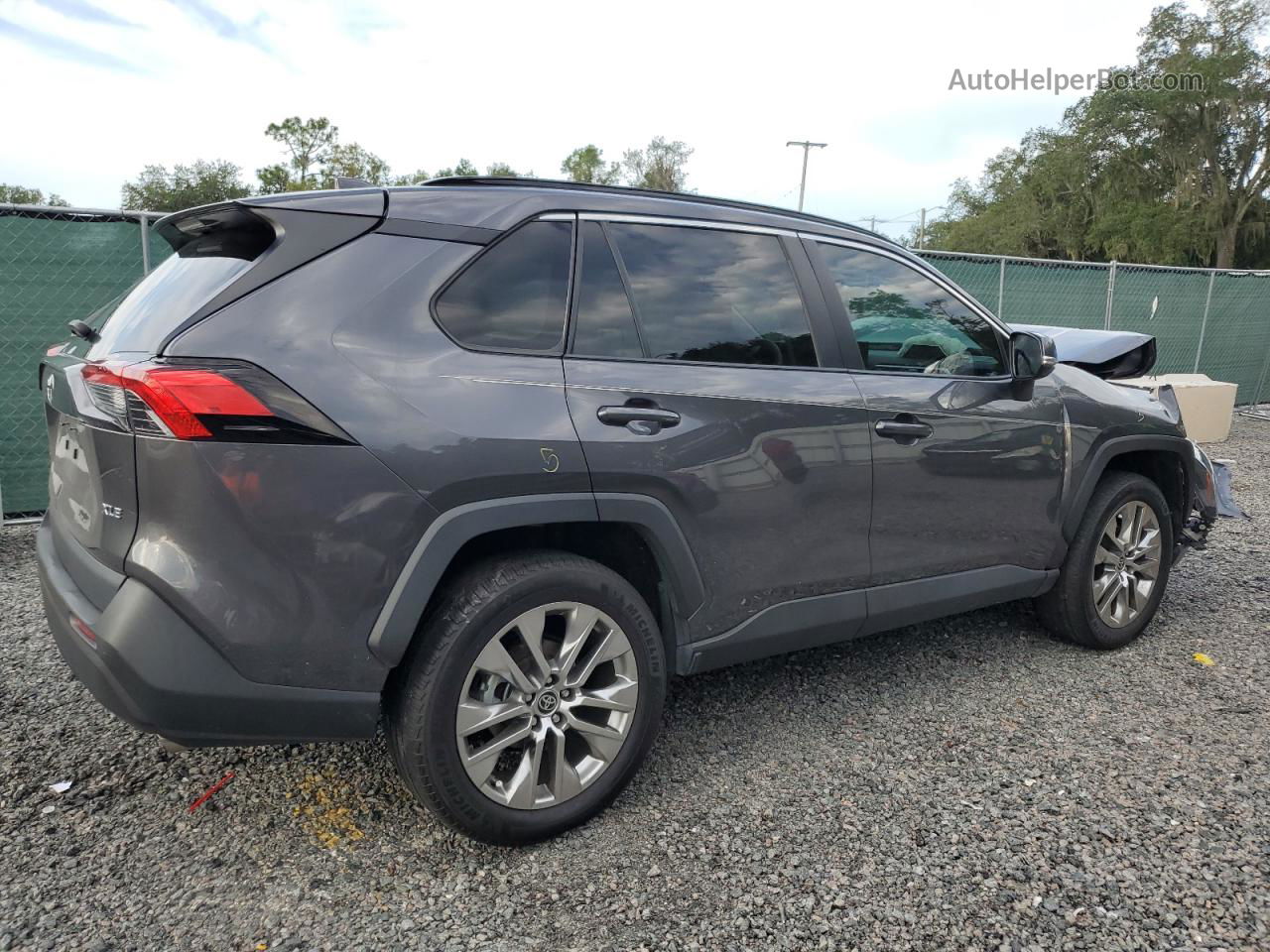 2021 Toyota Rav4 Xle Premium Серый vin: 2T3C1RFV9MC171236