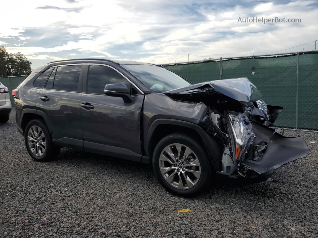 2021 Toyota Rav4 Xle Premium Gray vin: 2T3C1RFV9MC171236