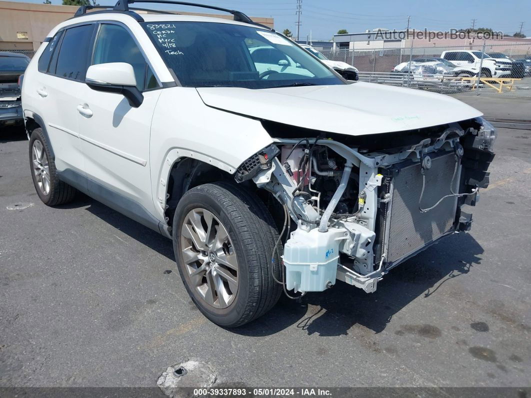 2021 Toyota Rav4 Xle Premium White vin: 2T3C1RFV9MW109866