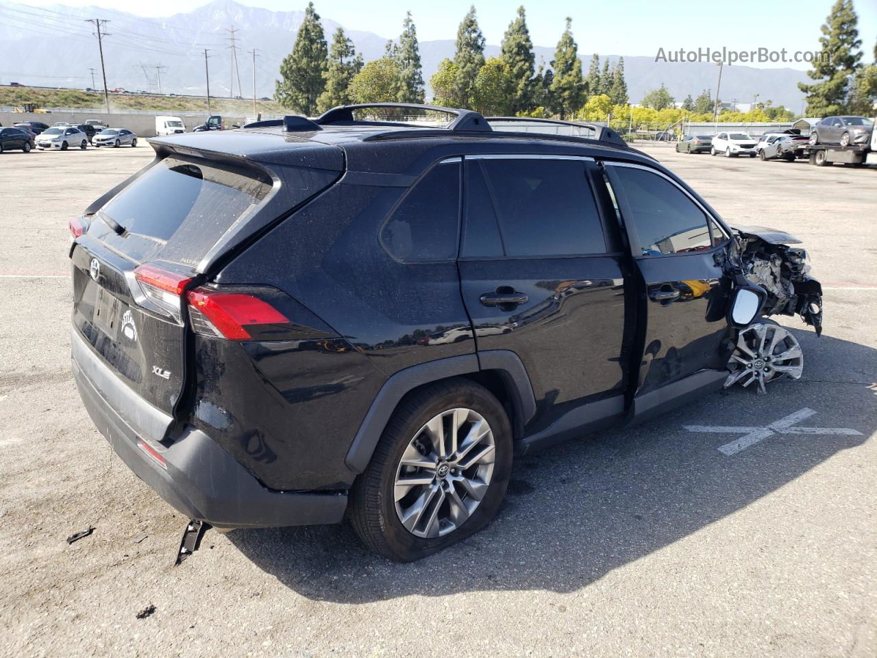 2019 Toyota Rav4 Xle Premium Black vin: 2T3C1RFVXKW052901