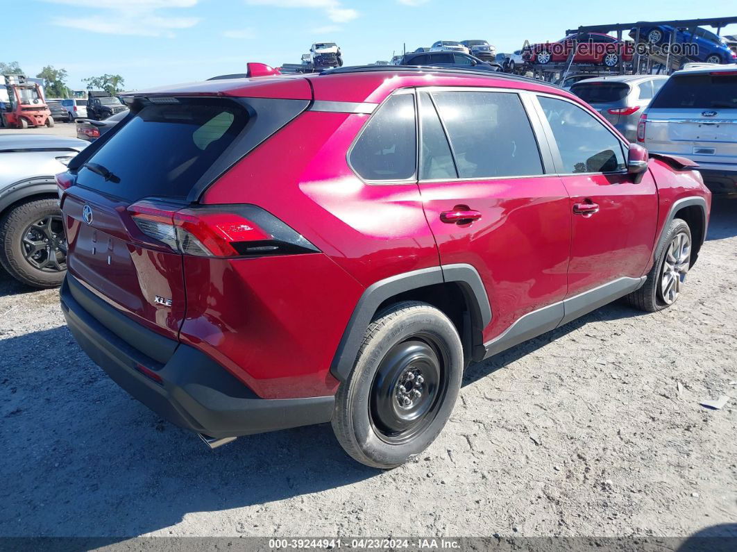 2021 Toyota Rav4 Xle Premium Красный vin: 2T3C1RFVXMW133075