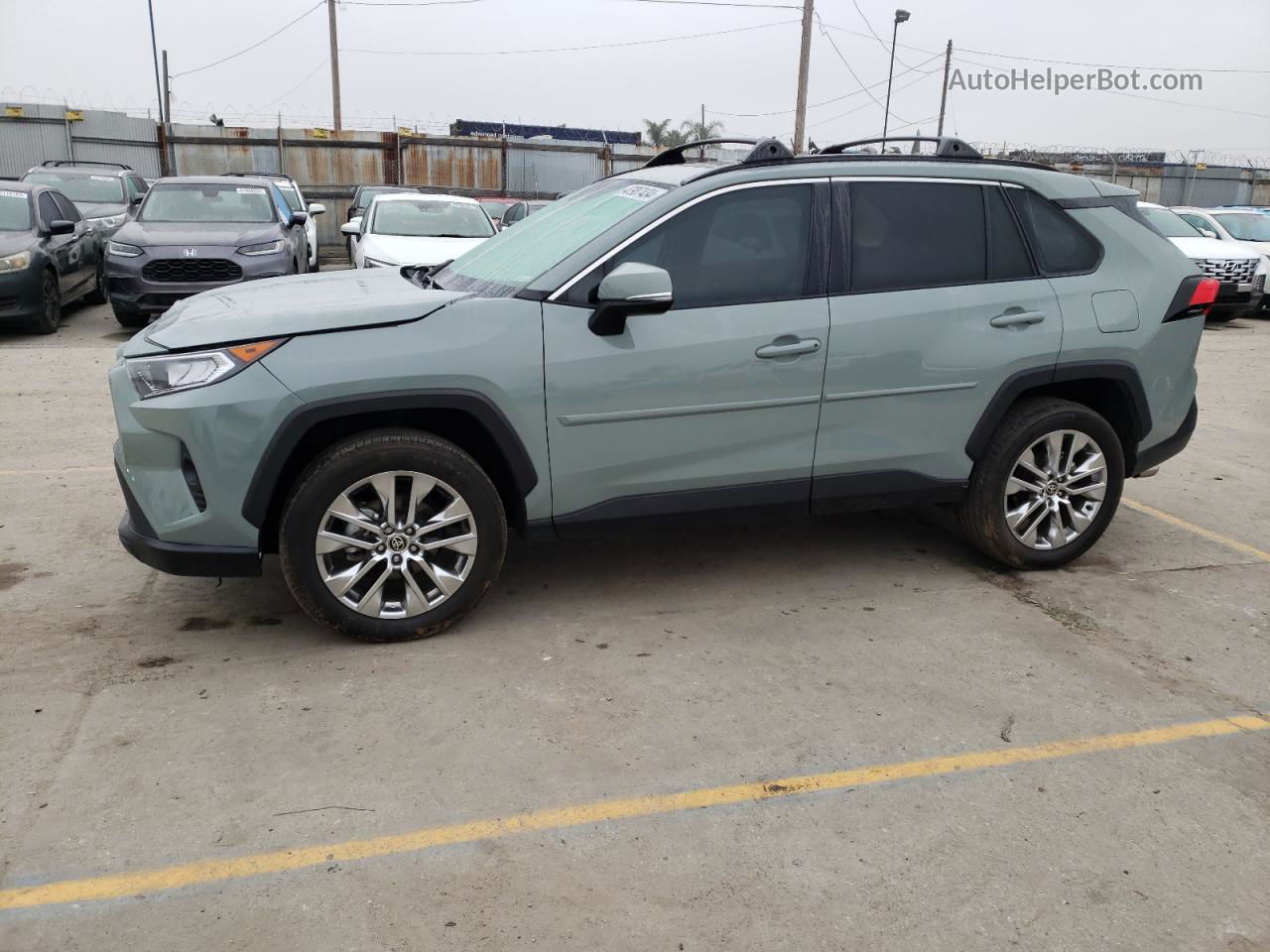 2021 Toyota Rav4 Xle Premium Green vin: 2T3C1RFVXMW138969